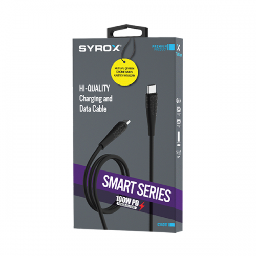 Syrox C140TT 100W PD Silikon Kablo