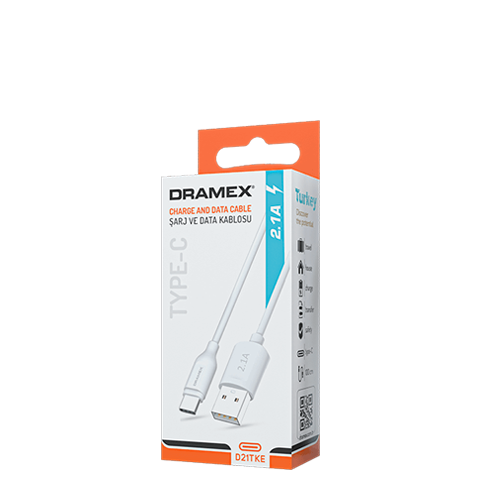 Dramex D21TKE Type-C 2.1 Amper Eko Kutu Usb Kablo