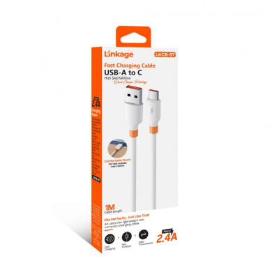 Linkage Lkcb57 2.4A Type-c Şarjı Kablosu