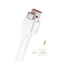 Powerway M6 6A 67W Type-C Hızlı Şarj Kablosu | Turbo Saniye Gösterir