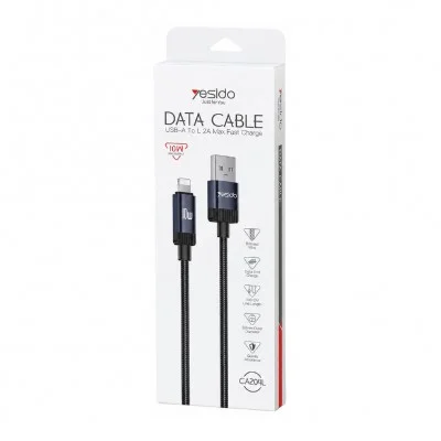 Yesido CA204L USB Lightning 10W 2A 1M Data | Şarj Kablosu