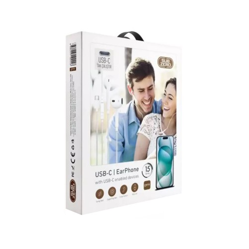 Subzero Ep79 Iphone 15 Type-C Girişli Kablolu Kulaklık | Tak Çalıştır Subzero Ep79 Iphone 15 Type-C Girişli Kablolu Kulaklık | Tak Çalıştır