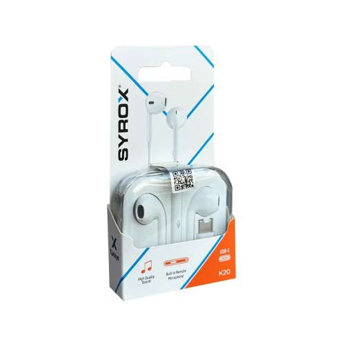 Syrox K20 Type-C Earbuds Kablolu Kulaklık Syrox K20 Type-C Earbuds Kablolu Kulaklık