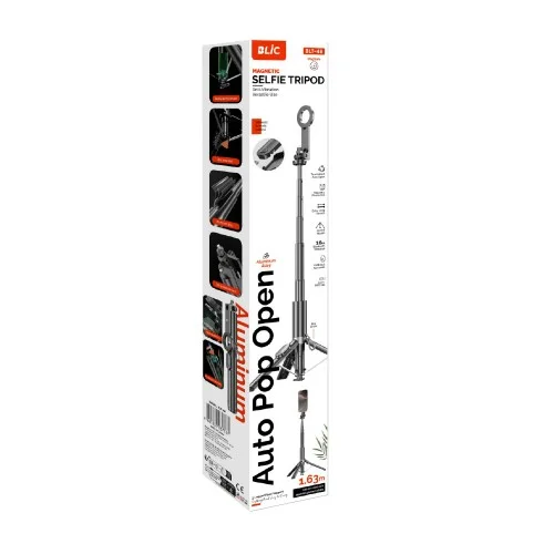 Blic BLT-48 Manyetik Selfie Tripod | Magsafe Uyumlu | Alüminyum Alaşım
