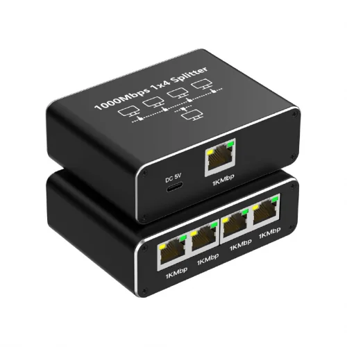 Onezero ZR889 Gigabit 1 to 4 RJ45 Ethernet Çoklayıcı