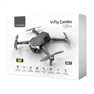 Venadin V-Fly Combo Ultra Kameralı Akıllı Engel Aşabilen 2K Drone | Çift Batarya | Ekranlı Kumanda