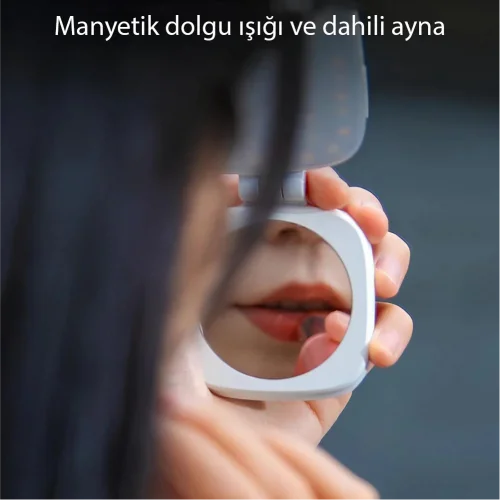 Earldom BL05 Katlanabilir Aynalı Magsafe Led Selfie Işığı | 3 Ton Işık
