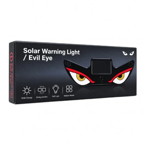 Güneş Enerjisiyle Çalışan Kedi Gözü Led Işık | 4 Mod