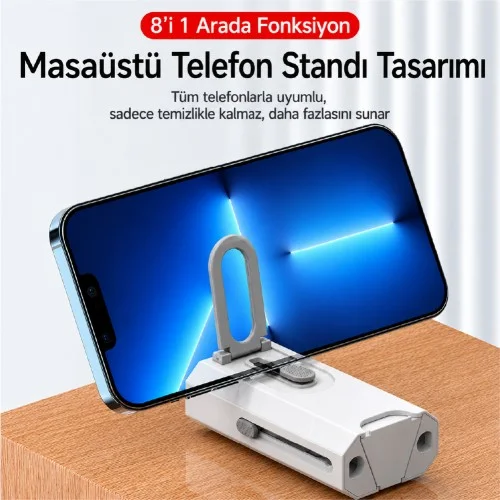 Q8 Fonksiyonel 8 in 1 Temizleme Kiti | Fırça | Kalem