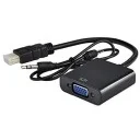 YK3588 VGA to HDMI Görüntü ve Ses Aktarma Kablosu