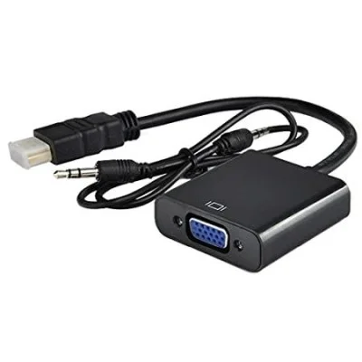Concord C-554 VGA to HDMI Görüntü ve Ses Aktarma Kablosu