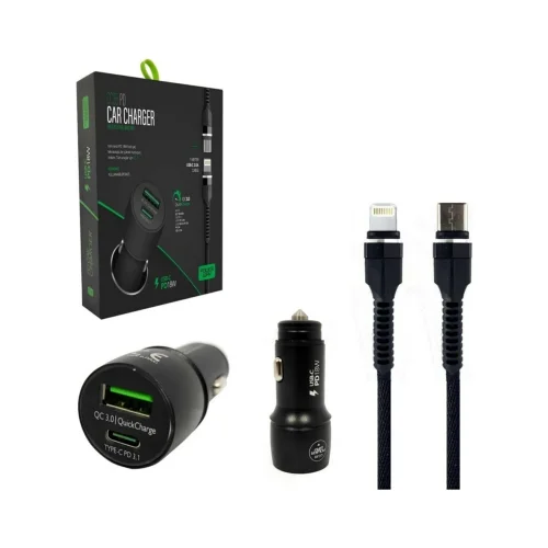 Powerway Lightning 3.1A 20W Pd Araç Şarjı CC35