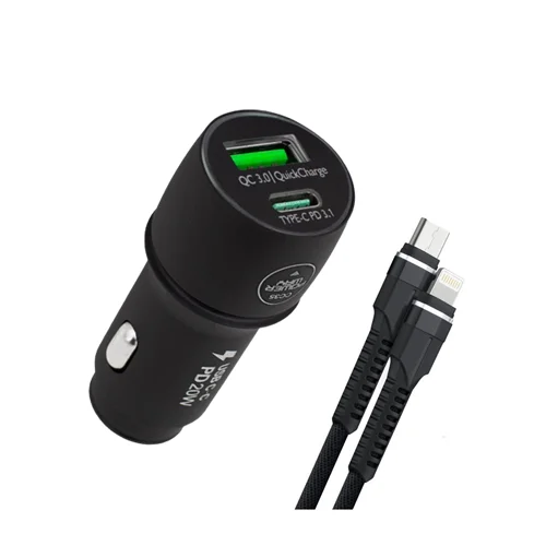 Powerway Lightning 3.1A 20W Pd Araç Şarjı CC35