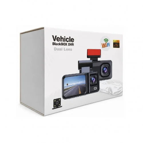 YK Design AN-6311 Full HD 1080p WiFi Araç İçi Dual Lens Kamera