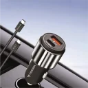 C16 USB | Type-C Çıkışlı Araç Şarjı | 45 Watt Turbo Şarj | Type-C Kablolu