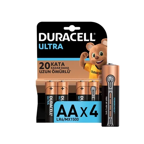 Duracell AA Kalem Pil | 4 Adet