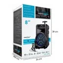 GTS-1630 Valiz Speaker 8'' | Kablolu Mikrofon