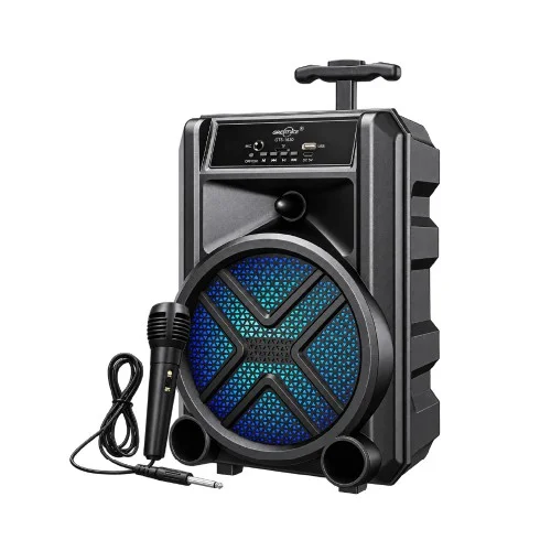 GTS-1630 Valiz Speaker 8'' | Kablolu Mikrofon