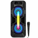 GTS-1702 Bluetooth Speaker | 8" x 2 | Mikrofon | Kumanda