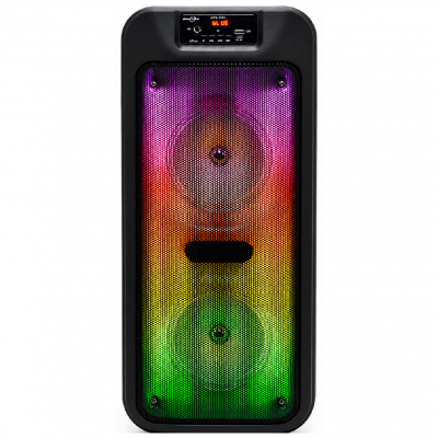 GTS-1703 Mikrofonlu Rgb Ledli Bluetooth Hoparlör Usb-Tf-Fm 6.5"x2  (Mikrofonlu)