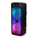 GTS-1703 Mikrofonlu Rgb Ledli Bluetooth Hoparlör Usb-Tf-Fm 6.5"x2  (Mikrofonlu)
