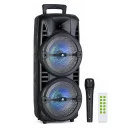 KTS-1745 Bluetooth Speaker 2x8" | Mikrofon | Kumanda