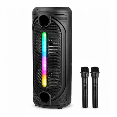 KTS-2086 RGB Bluetooth Speaker 2 x 8" | Çift Mikrofon
