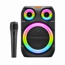 Polygold MS-2047W RGB TWS Bluetooth Karaoke Speaker 8" | Kablosuz Mikrofon