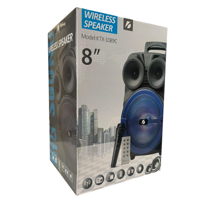 KTS-1089C Bluetooth Speaker | 8" | Mikrofon | Kumanda KTS-1089C Bluetooth Speaker | 8" | Mikrofon | Kumanda