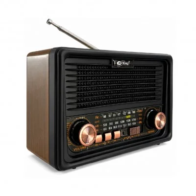 J10BTS Bluetooth Nostalji Speaker | FM AM SW Radyo | Güneş Enerjili