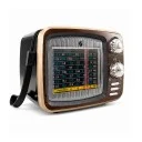KTF-1641 Nostaljik 8 Kanal Radyo | Bluetooth Speaker
