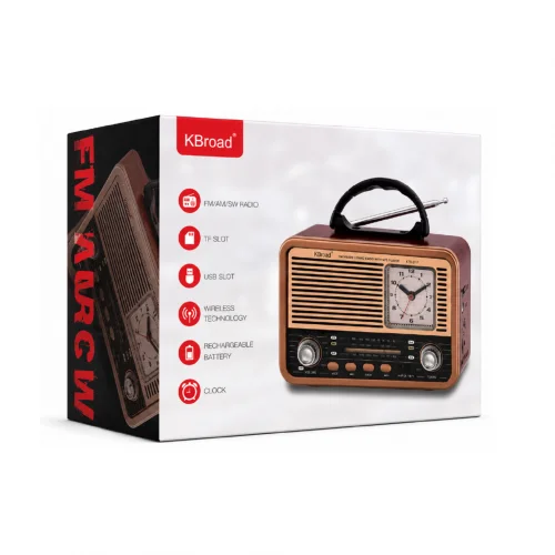 KTF-2017 Bluetooth Speaker FM AM SW Radyo 3"