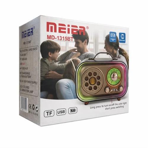 MD-1315BT RGB Bluetooth Speaker