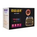 MD-1318BT Nostaljik Gramofon Ahşap Radyo | Bluetooth Speaker