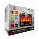 NNS 821BT  Şömineli Bluetooth Speaker | FM AM SW Radyo