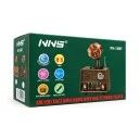 NNS Ns-15BT Nostaljik Gramofon Ahşap Radyo | TWS Bluetooth Speaker