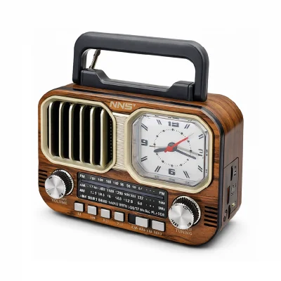 NNS Ns-7116BT Bluetooth Speaker | FM AM SW Radyo | Analog Saatli