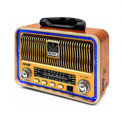 NNS NS-7218BT Nostaljik Radyo | TWS Bluetooth Speaker