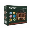 NNS Ns-7776BT Bluetooth Speaker | FM AM SW Radyo | Dijital Saatli