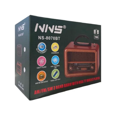 NNS NS-8070BT Nostalji Bluetooth Speaker