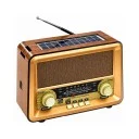 Golon RX-BT1006SQ Güneş Enerjili TWS Bluetooth Speaker | FM AM SW Radyo | Uzaktan Kumanda