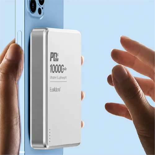 Earldom PD54 10000 mAh 15W Kablosuz | 20W PD Powerbank