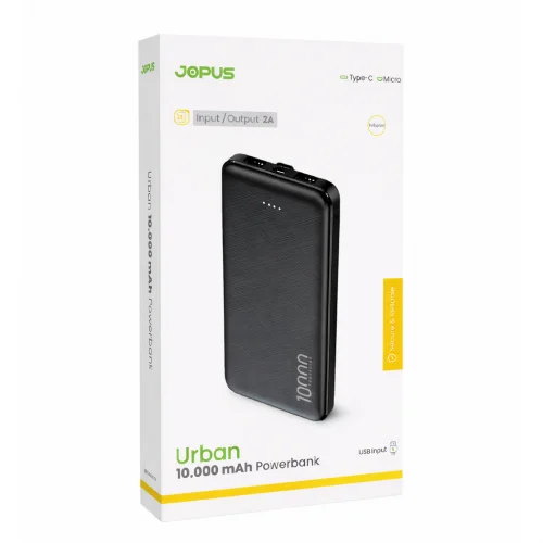 Jopus JP-P10 Urban 10000 mAh Led Göstergeli Powerbank