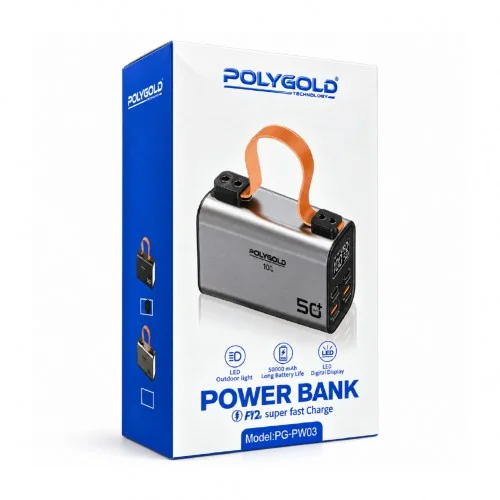 Polygold PG-PW03 50000 Mah 100W Powerbank | LCD Gösterge
