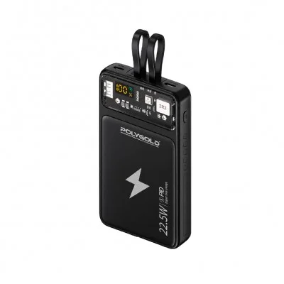 Polygold PG-PW210 10000 mAh Pd 22.5W | İki Kablolu Powerbank