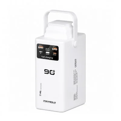 Polygold PG-PW459 90000 mAh 4 Kablolu 22.5W PD Powerbank | Işıldaklı