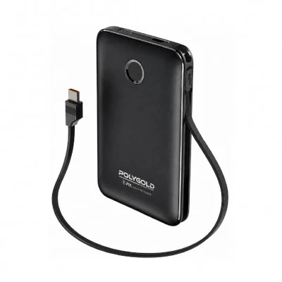 Polygold PG-PWH50 6000 mAh Type-C Kablolu | Magsafe Uyumlu Powerbank