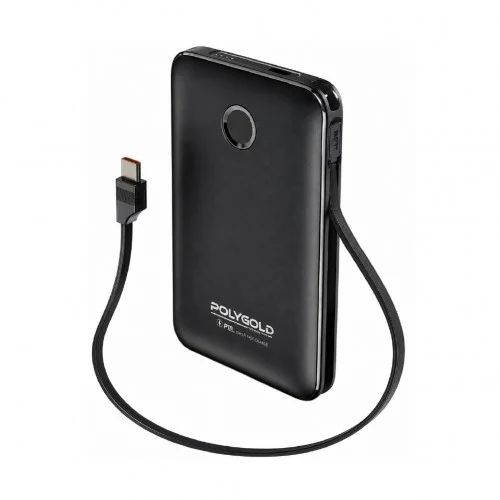 Polygold PG-PWH50 6000 mAh Type-C Kablolu | Magsafe Uyumlu Powerbank