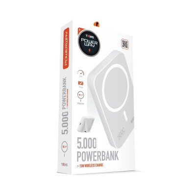 Powerway TXM5 PD 15W Magsafe 5000 mAh Powerbank Powerway TXM5 PD 15W Magsafe 5000 mAh Powerbank