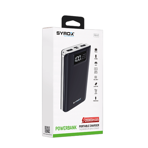 Syrox Syx-Pb107 20000Mah Led Powerbank